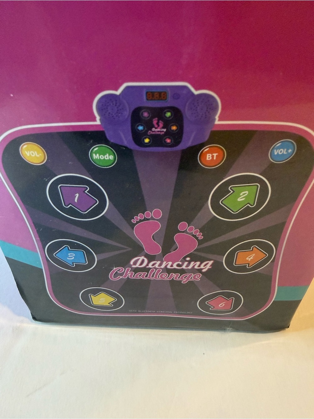 Dancing Challenge Dance Mat - Purple & Pink